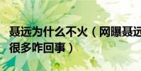 聶遠為什么不火(網曝聶遠出道多年影視作品很多咋回事)