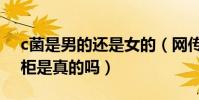 c菌是男的還是女的(網傳c菌和莫璃雙雙出柜是真的嗎)