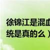 徐錦江是混血嗎（網上曝光徐錦江有南美的血統是真的么）