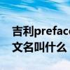 吉利preface中文名叫什么（吉利preface中文名叫什么）