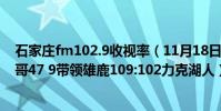 石家莊fm102.9收視率(11月18日NBA常規賽戰報:字母哥47 9帶領雄鹿109:102力克湖人)