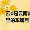 云d是云南省哪里的車牌號（云c是云南省哪里的車牌號）