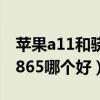 蘋果a11和驍龍865哪個好（蘋果A11和驍龍865哪個好）