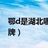 鄂d是湖北哪里的車牌（車牌鄂D是哪里的車牌）