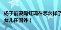 楊子前妻陶虹現在怎么樣了(近些年一直帶著女兒在國外)