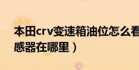 本田crv變速箱油位怎么看(本田crv油位傳感器在哪里)