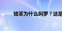 鉻革為什么叫羅?這是什么意思?