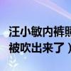 汪小敏內褲照怎么回事（舞臺上的汪小敏內褲被吹出來了）
