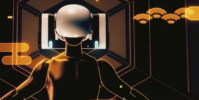 HalfDiveVR頭戴設備專為平躺佩戴而設計