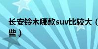 長安鈴木哪款suv比較大(長安鈴木suv有哪些)