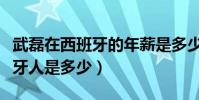 武磊在西班牙的年薪是多少(武磊年薪在西班牙人是多少)