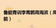 魯能青訓李霄鵬周海濱(周海濱為什么離開魯能)
