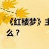 《紅樓夢》主要人物介紹的小說中心思想是什么？