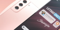 三星GalaxyS22智能手機呈現青春粉紅金色在線亮相