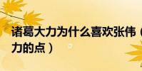 諸葛大力為什么喜歡張偉(6字道出他最有魅力的點)