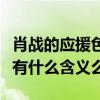 肖戰的應援色和口號是什么（他的粉絲小飛俠有什么含義么）