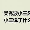 吳秀波小三風波是怎么回事（吳秀波妻子談起小三說了什么）