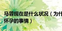 馬蓉現在是什么狀況(為什么馬蓉蹭熱度否認懷孕的事情)