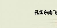 孔雀東南飛