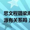 思文程璐梁海源關系（思文與程璐離婚與梁海源有關系嗎）