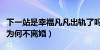 下一站是幸福凡凡出軌了嗎(丈夫出軌楊小雨為何不離婚)