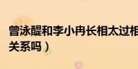 曾泳醍和李小冉長相太過相似(兩個人是親戚關系嗎)