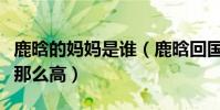 鹿晗的媽媽是誰(鹿晗回國后的人氣為什么會那么高)