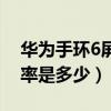 華為手環6屏幕分辨率（華為手環6屏幕分辨率是多少）