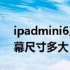 ipadmini6用京東方的屏幕（iPadMini6屏幕尺寸多大）