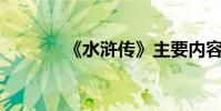 《水滸傳》主要內容約200字
