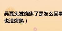 吳磊頭發燒焦了是怎么回事(不僅賠了形象雞也沒烤熟)