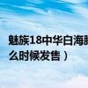 魅族18中華白海豚珍稀版壁紙（魅族18中華白海豚珍稀版什么時候發售）