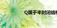 Q屬于半封閉結構嗎?
