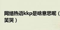 網絡熱語kkp是啥意思呢(網友刨根問底之后笑哭)