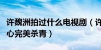 許魏洲拍過什么電視劇(許魏洲新劇仲夏滿天心完美殺青)