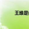 王維是盛唐詩人還是晚唐詩人？