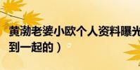 黃渤老婆小歐個人資料曝光(兩個人是怎么走到一起的)