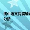初中語文閱讀解題技巧有哪些？初中語文閱讀中的解題技巧分析
