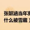 張韶涵當年發生了什么誰幫助了她（張韶涵為什么被雪藏）