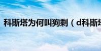 科斯塔為何叫狗剩(d科斯塔為什么叫狗剩)