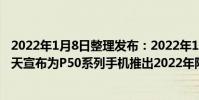 2022年1月8日整理發布:2022年1月8日整理發布:華為今天宣布為P50系列手機推出2022年限量款保護殼