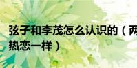 弦子和李茂怎么認識的(兩個人結婚幾年還像熱戀一樣)