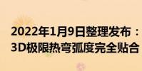 2022年1月9日整理發布:0.33Mm高鋁玻璃3D極限熱彎弧度完全貼合