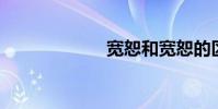 寬恕和寬恕的區別