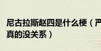 尼古拉斯趙四是什么梗(嚴格來說跟尼古拉斯真的沒關系)