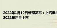2022年1月10日整理發布:上汽奧迪的首款新車A7L選擇在2022年元旦上市