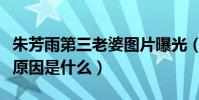 朱芳雨第三老婆圖片曝光(朱芳雨與前妻離婚原因是什么)