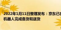 2022年1月11日整理發布:京東已在荷蘭開設兩家零售店由機器人完成備貨和送貨