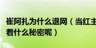 崔阿扎為什么退網(當紅主播如今退網背后有著什么秘密呢)