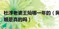 杜淳老婆王燦哪一年的(網傳她曾有過一段婚姻是真的嗎)